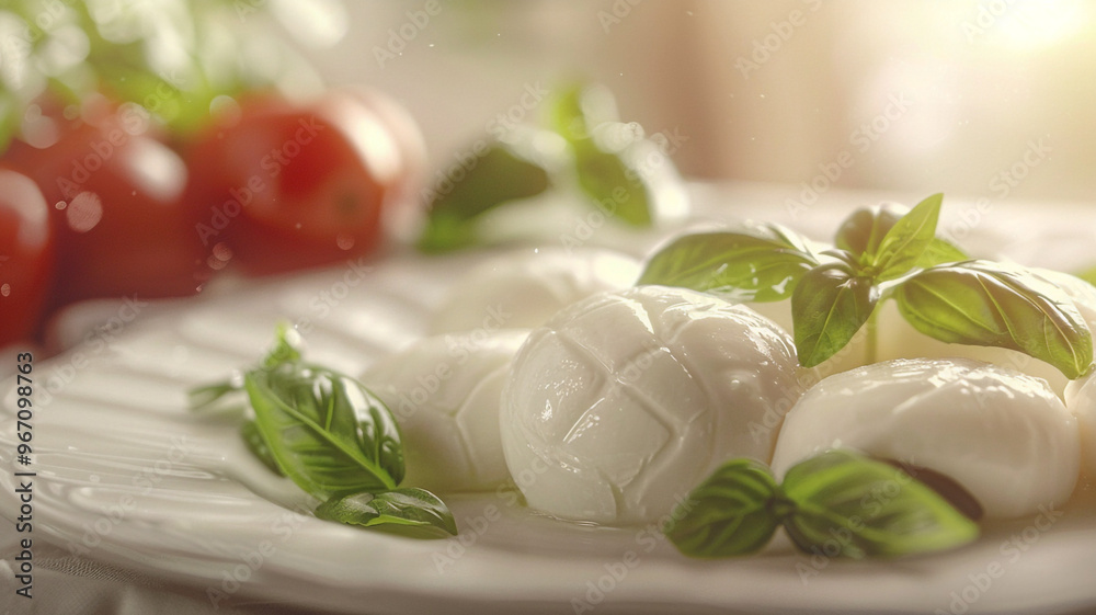 mozzarella and basil mozzarella and basil