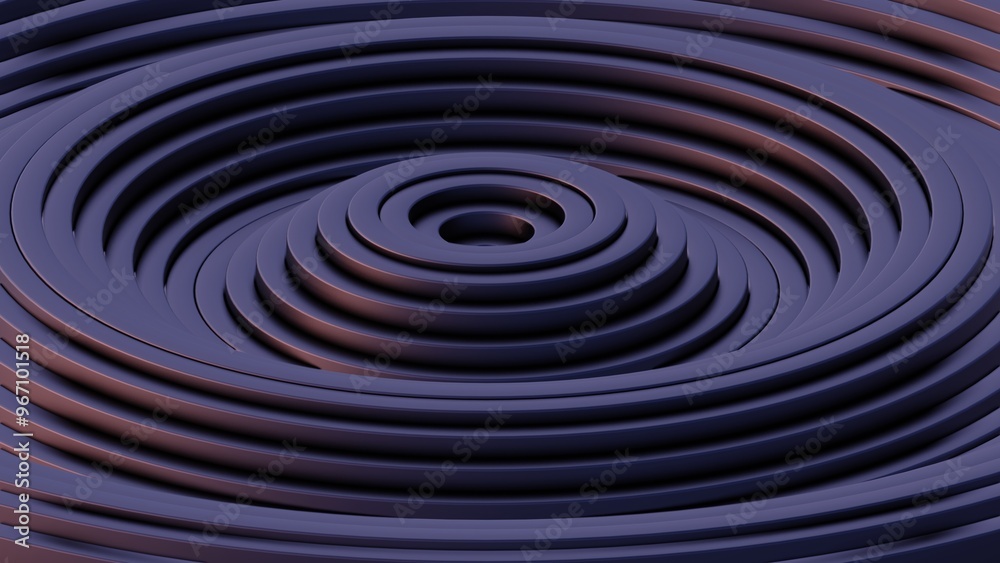 Abstract Concentric Circles in Dark Tones.. Abstract Concentric Circles in Dark Tones..