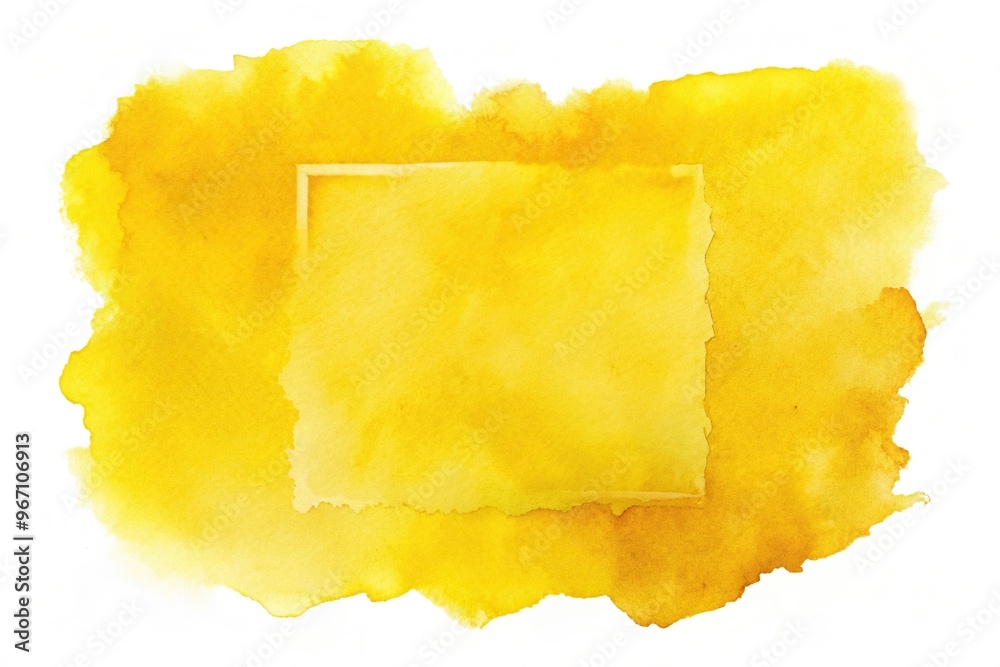 yellow abstract shape watercolor background yellow abstract shape watercolor background