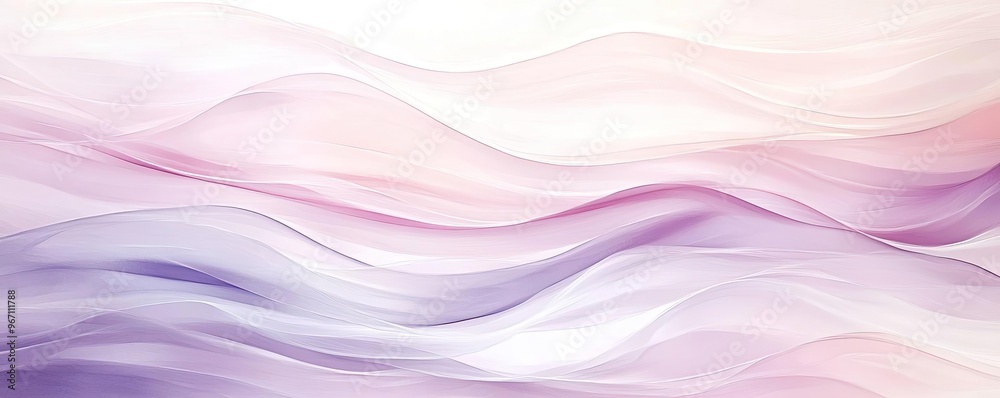 A soft and elegant abstract background featuring flowing pastel waves in shades of pink and purple, ideal for artistic projects. A soft and elegant abstract background featuring flowing pastel waves in shades of pink and purple, ideal for artistic projects.