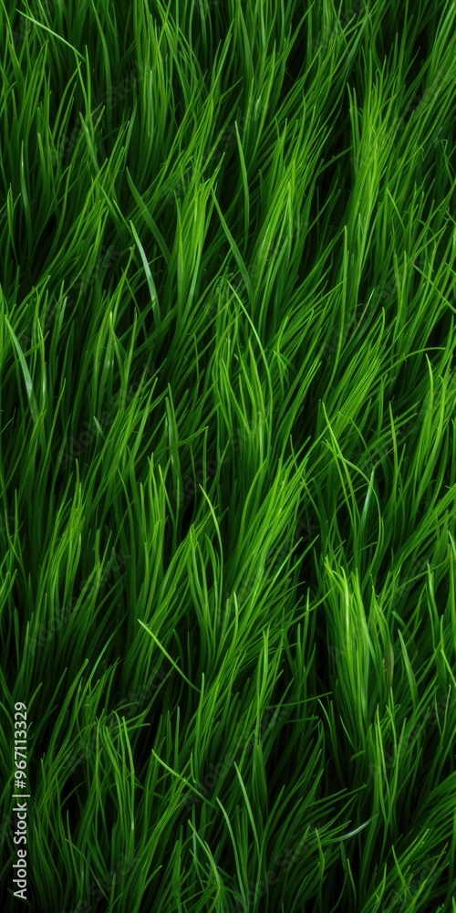 Lush green grass meadow close-up texture flat lay background Lush green grass meadow close-up texture flat lay background