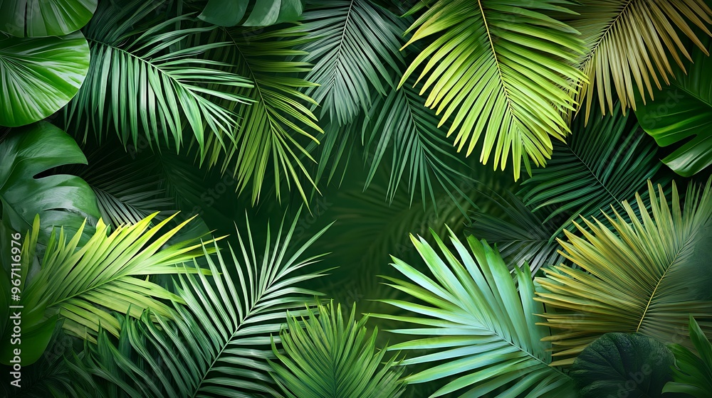 Tropical Leaf Background Tropical Leaf Background