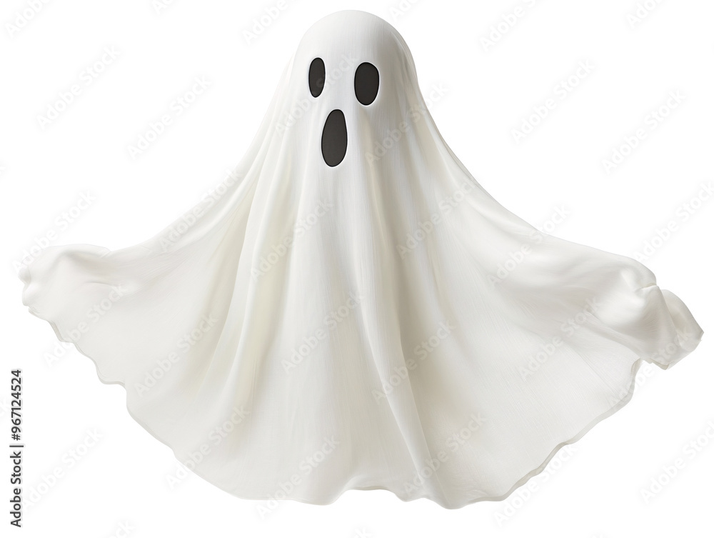 a white ghost with black eyes and a white sheet a white ghost with black eyes and a white sheet