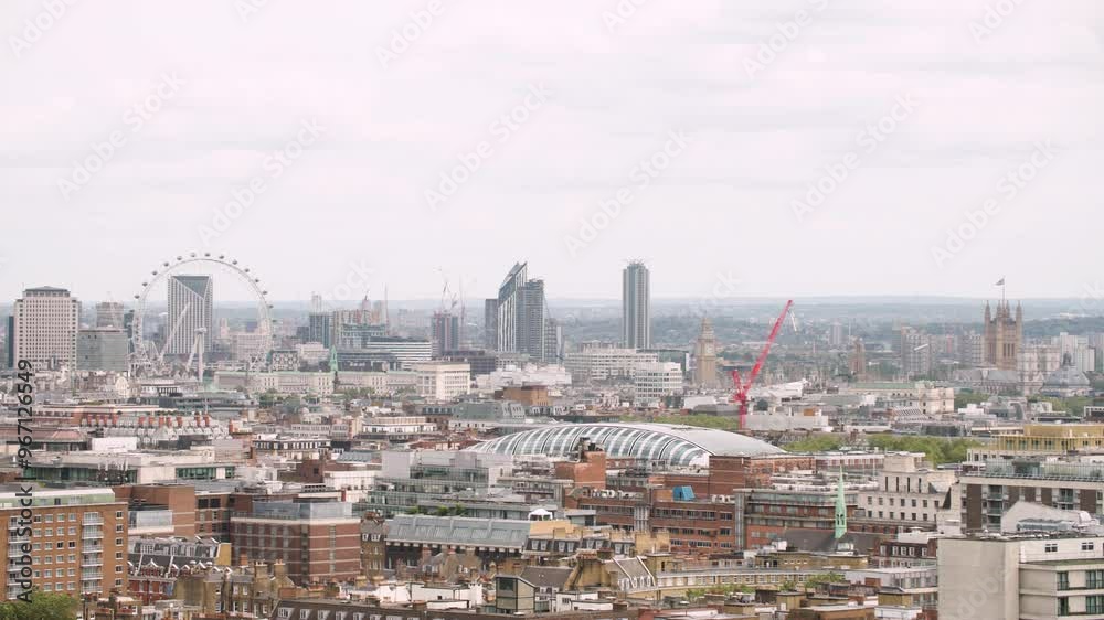 London Skyline showing The Shard, Big Ben, Houses of Parliament and Victoria Train Station London Skyline showing The Shard, Big Ben, Houses of Parliament and Victoria Train Station