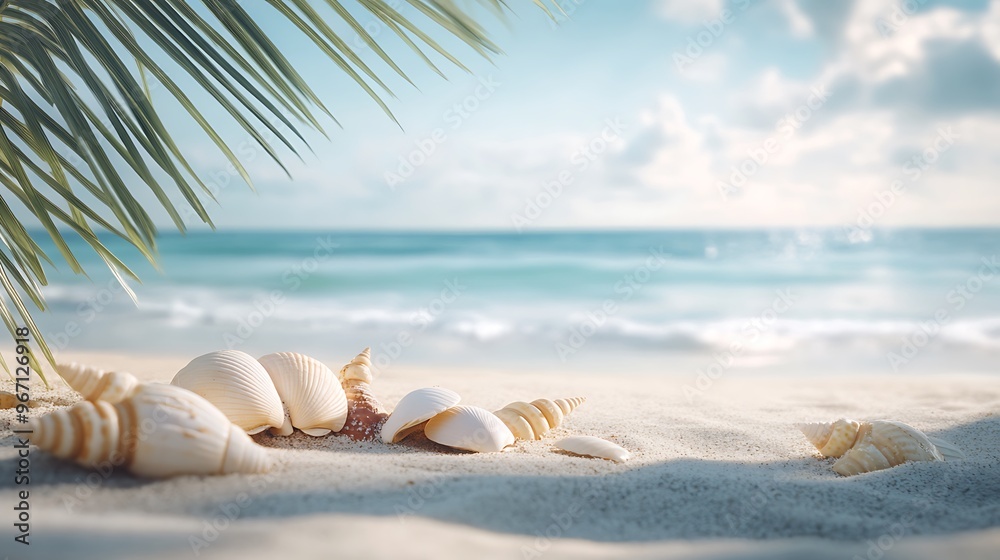 Seashells on a Tropical Beach Seashells on a Tropical Beach