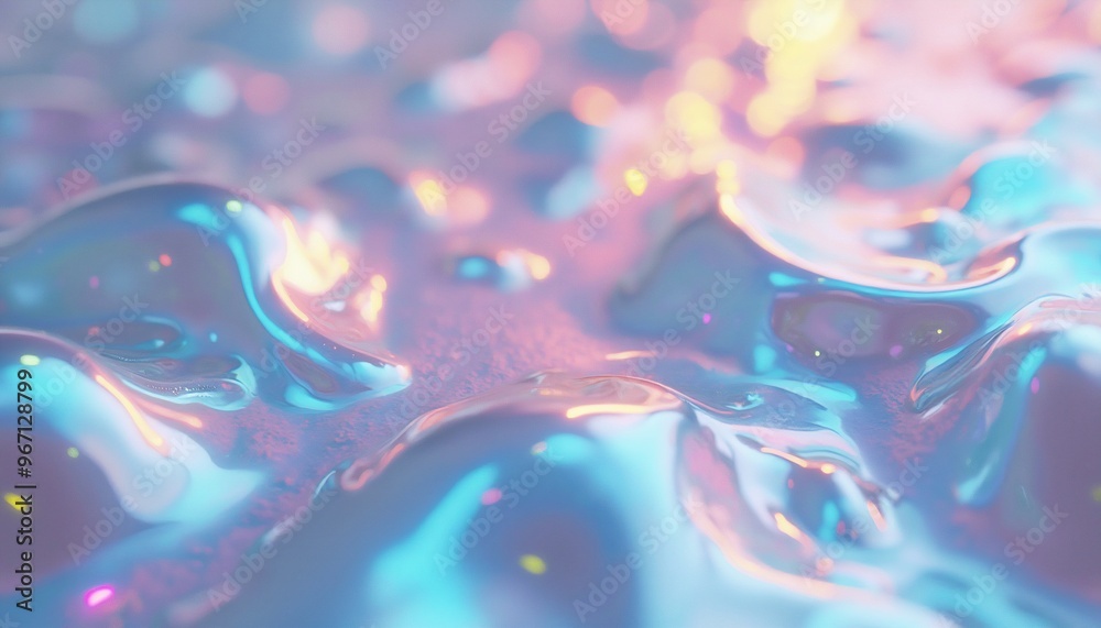 shifting light and color reflections on a futuristic background shifting light and color reflections on a futuristic background