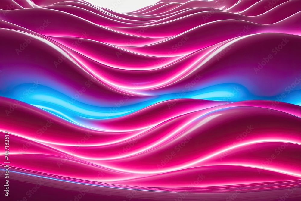 Stunning 3D Pink Wave Design Featuring Vibrant Illuminated Colors and Fluid Motion Stunning 3D Pink Wave Design Featuring Vibrant Illuminated Colors and Fluid Motion