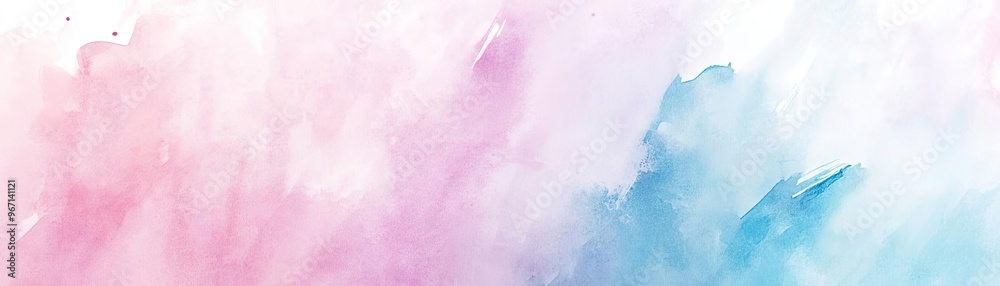 A soft, dreamy watercolor background blending shades of pink and blue, perfect for elegant design projects.