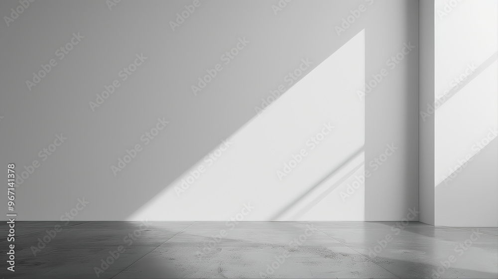Empty room interior design. Empty white room with a wall. Empty white room. Concrete white wall and floor Empty room interior design. Empty white room with a wall. Empty white room. Concrete white wall and floor