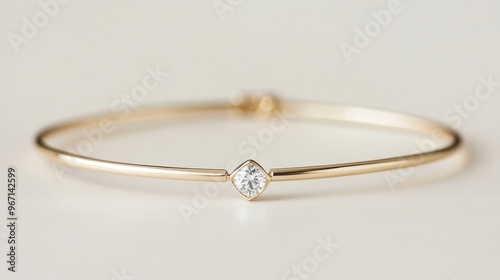 Wallpaper Mural Gold Bracelet with Diamond Accent Torontodigital.ca