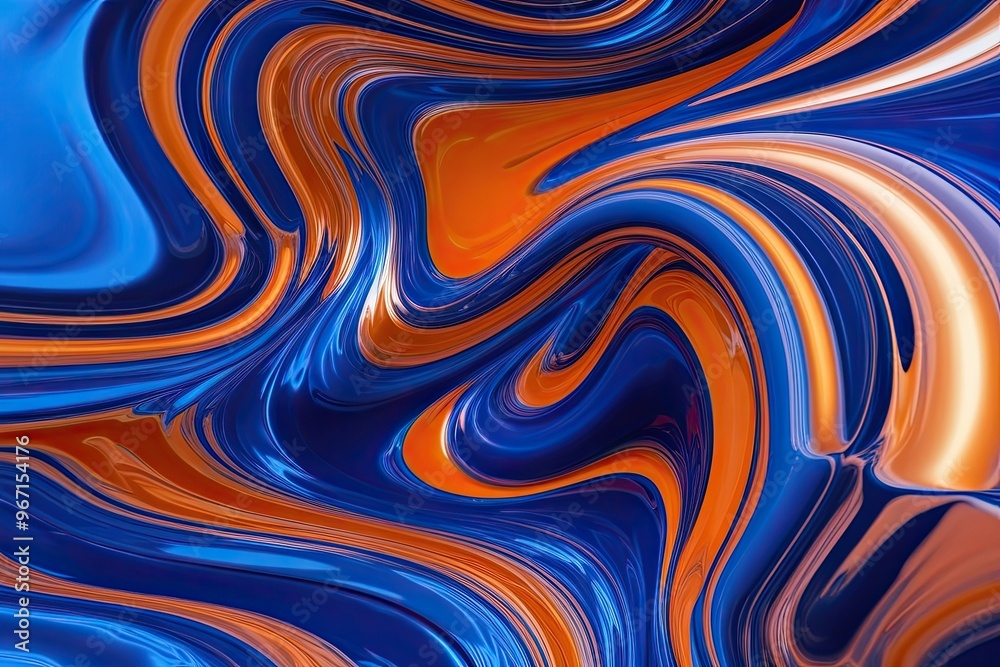 Radiant Blue 3D Fluid Motion with Bright Abstract Shapes and Vivid Currents Radiant Blue 3D Fluid Motion with Bright Abstract Shapes and Vivid Currents
