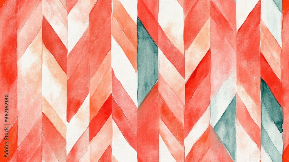 Seamless watercolor design featuring a brush pattern in a geometric rustic style Vibrant psychedelic color wallpaper with hues of coral red and white Timeless hippie inspired canvas with an aged w Seamless watercolor design featuring a brush pattern in a geometric rustic style Vibrant psychedelic color wallpaper with hues of coral red and white Timeless hippie inspired canvas with an aged w