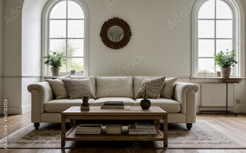 Wallpaper Mural Modern luxury living room with elegant decor and minimalistic design.. Torontodigital.ca