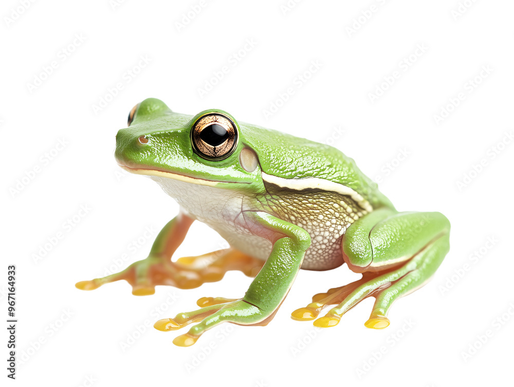 a green frog with yellow feet a green frog with yellow feet