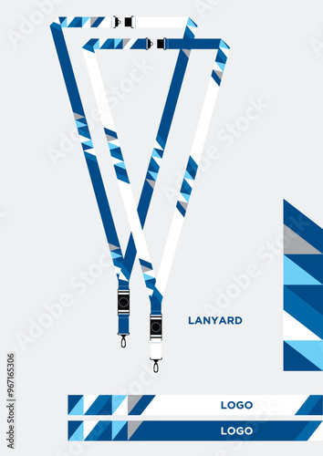 Εκτύπωση καμβά Design lanyard modern minimalist for company