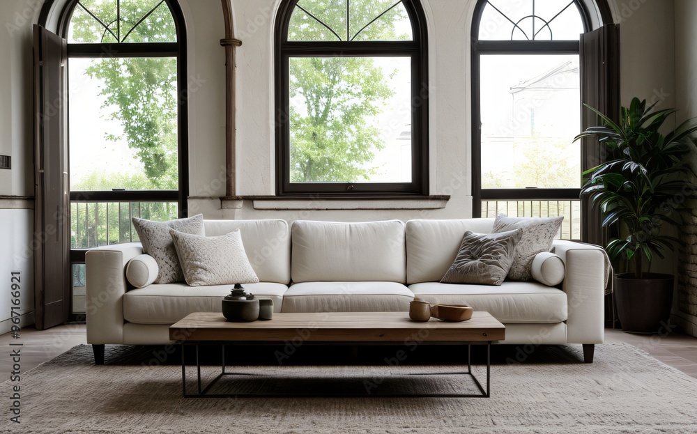 Modern luxury living room with elegant decor and minimalistic design.. Modern luxury living room with elegant decor and minimalistic design..