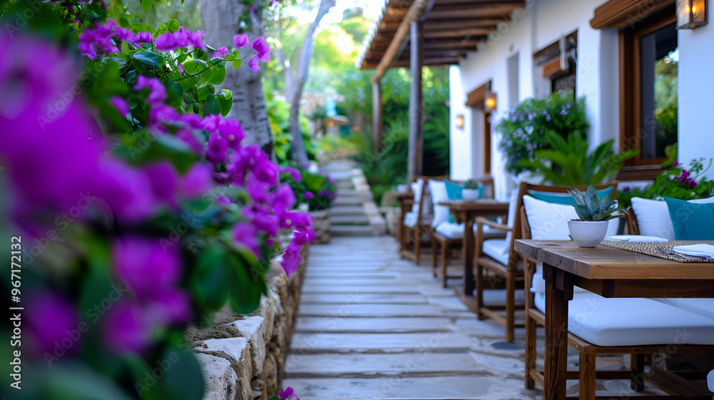 Obraz premium Restaurant Cana Pepeta Ibiza Was Great Restaurant
