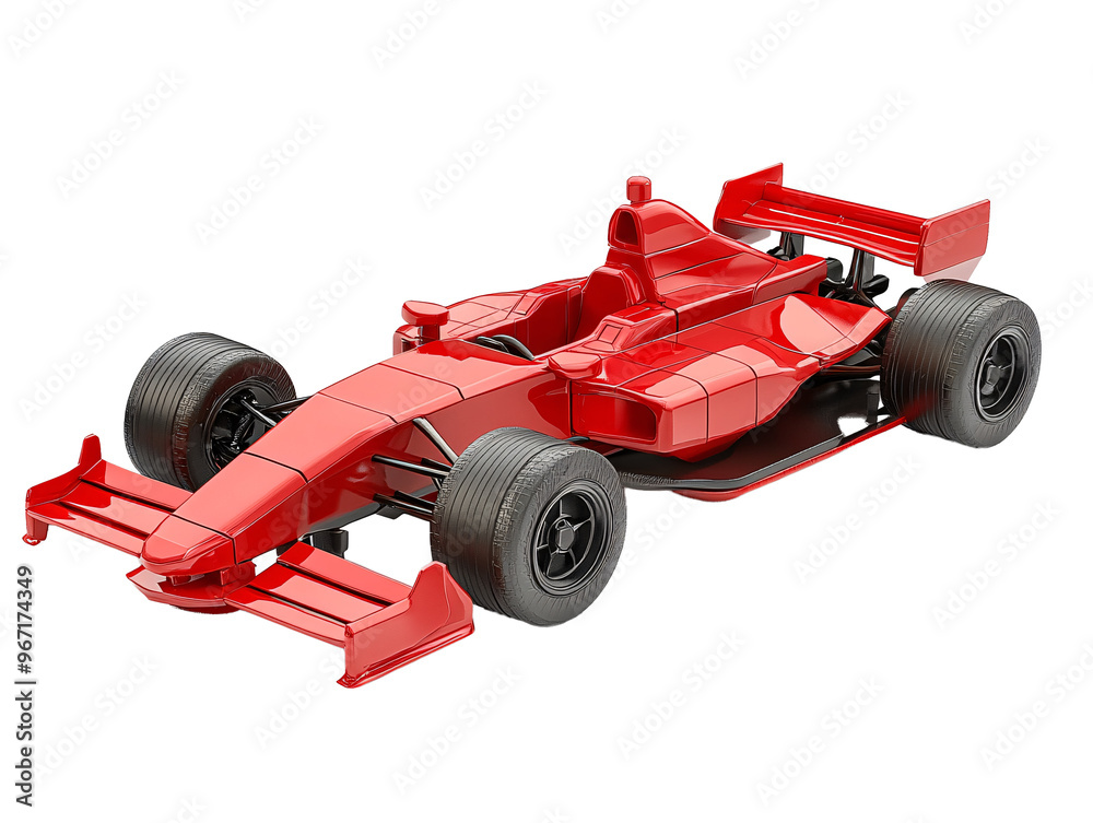 a red toy race car a red toy race car