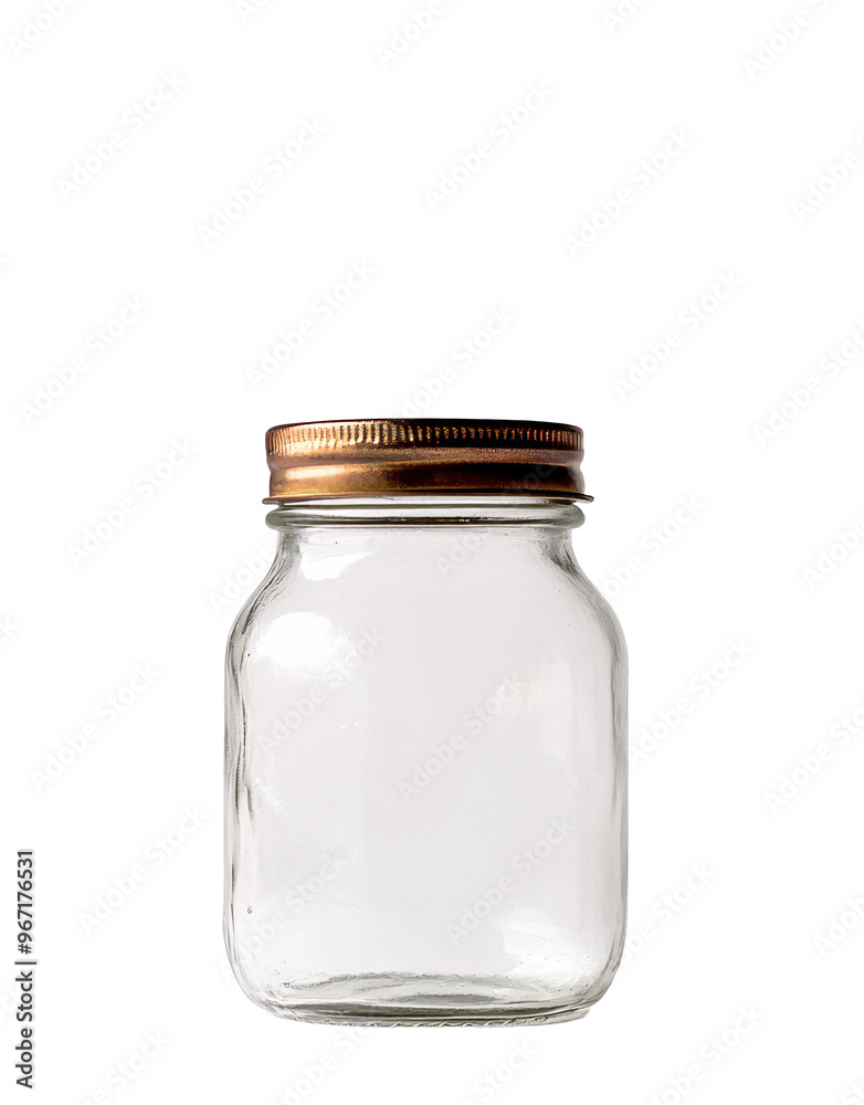 a glass jar with a metal lid a glass jar with a metal lid