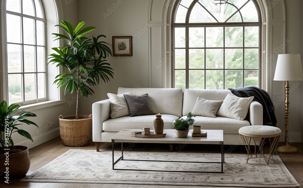 Modern luxury living room with elegant decor and minimalistic design.. Modern luxury living room with elegant decor and minimalistic design..
