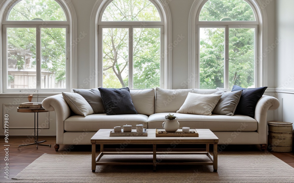 Modern luxury living room with elegant decor and minimalistic design.. Modern luxury living room with elegant decor and minimalistic design..