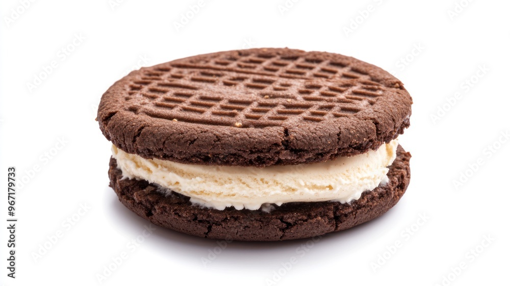 Two peppermint sandwich biscuits Two peppermint sandwich biscuits