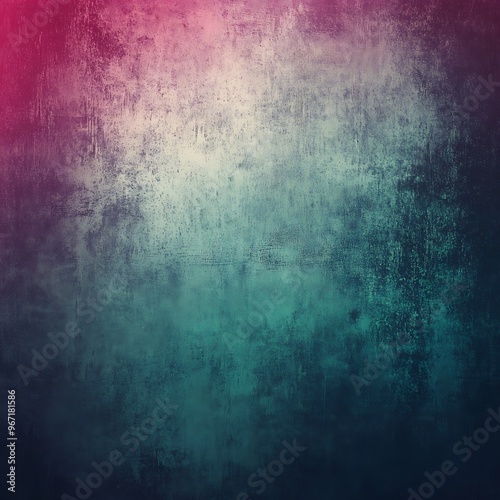 Abstract gradient background, blurred, grainy, gradient from blue to purple and orange, grain texture effect