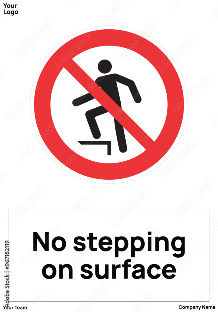 warning sign no stepping standard iso 7010 warning sign no stepping standard iso 7010