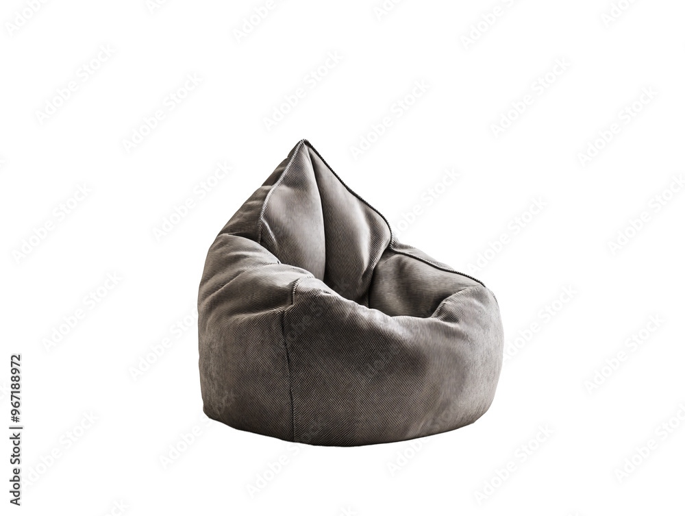 a bean bag chair on a white background a bean bag chair on a white background
