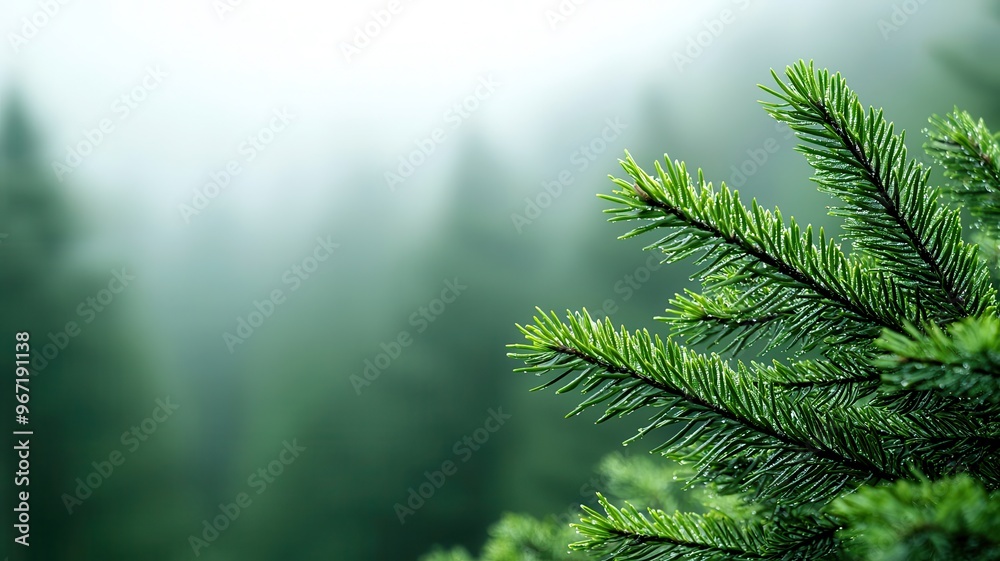 Minimalist checkout design over a misty green forest, perfect for natural-themed e-commerce Minimalist checkout design over a misty green forest, perfect for natural-themed e-commerce