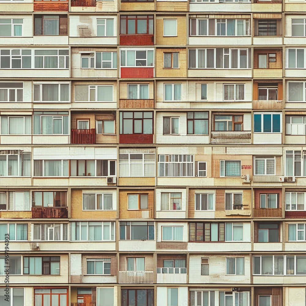seamless pattern of a facade of a building seamless pattern of a facade of a building