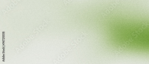 Grainy green gradient background with blazing light and noise texture effect banner in the background