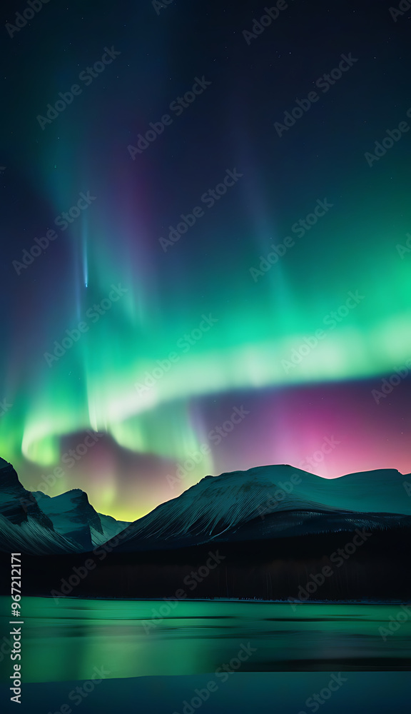 northern lights layered textures glowing lights reminiscent textured pattern style northern lights layered textures glowing lights reminiscent textured pattern style