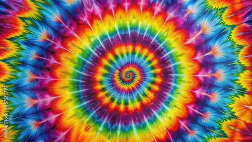 Vibrant and psychedelic tie dye pattern with colorful swirls, psychedelic, vibrant, tie dye, patterns, colorful, swirls, hippie