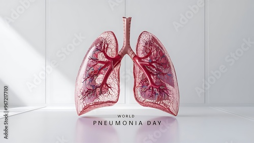 World Pneumonia Day, Poster,  Banner. Story, photo