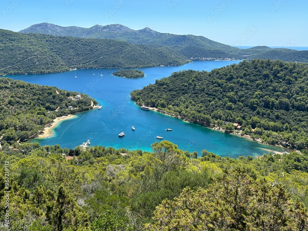 Lastovo island in Croatia landscape