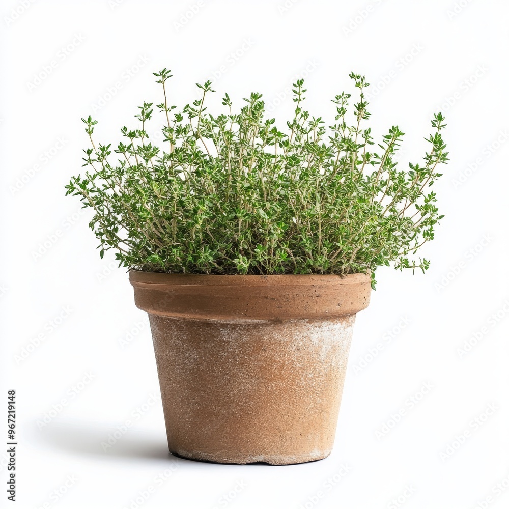 Fototapeta premium a potted thyme plant