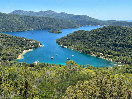 Obraz na płótnie Lastovo island in Croatia landscape w salonie