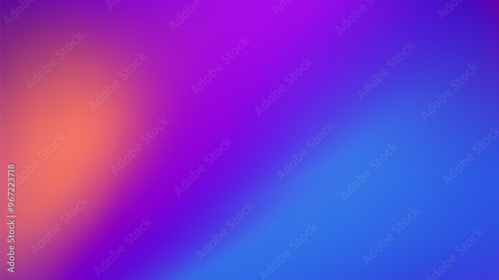 Magical and dreamy gradient background with a blend of purple, blue, and orange. Ideal for fantasy or abstract designs. Magical and dreamy gradient background with a blend of purple, blue, and orange. Ideal for fantasy or abstract designs.