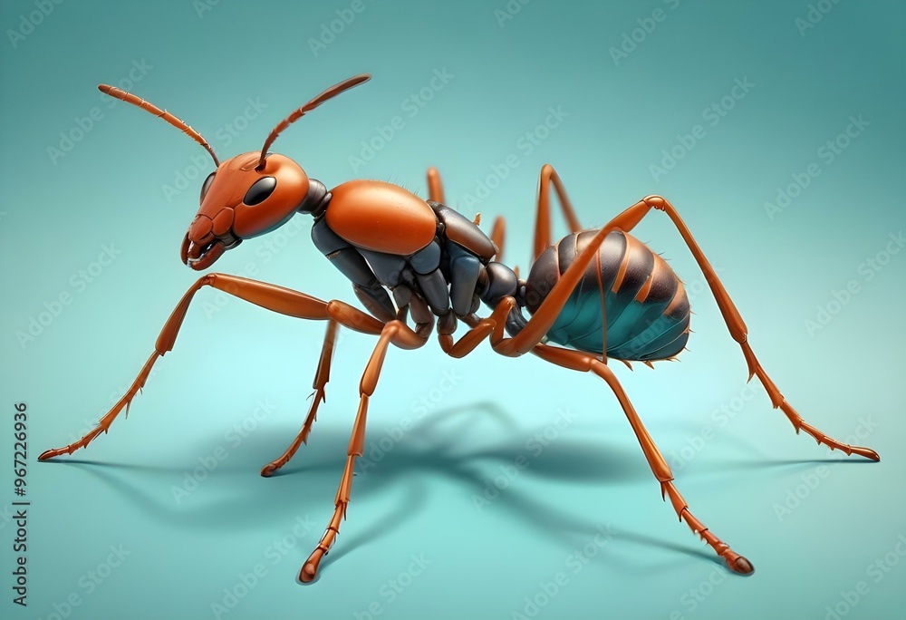 ant on a white and Different Colour background ant on a white and Different Colour background