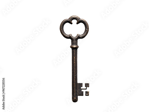 a close up of a key