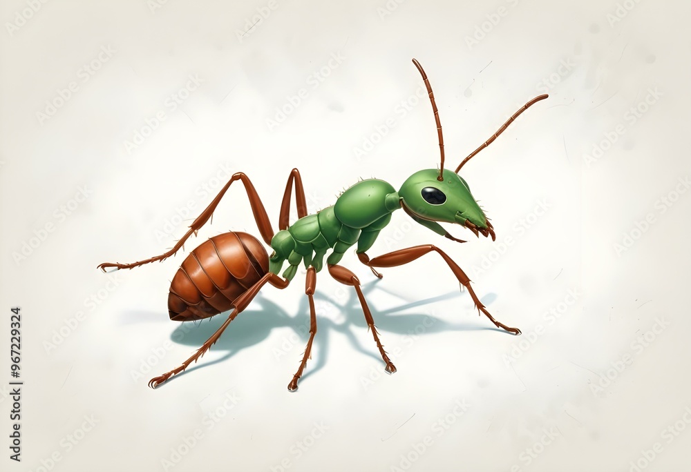 ant on the ground in Defferent Colours ant on the ground in Defferent Colours