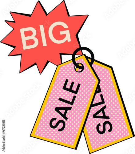 Sale Tag Illustration
