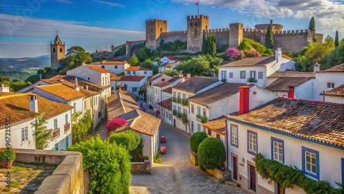 Medieval town of ?bidos photo