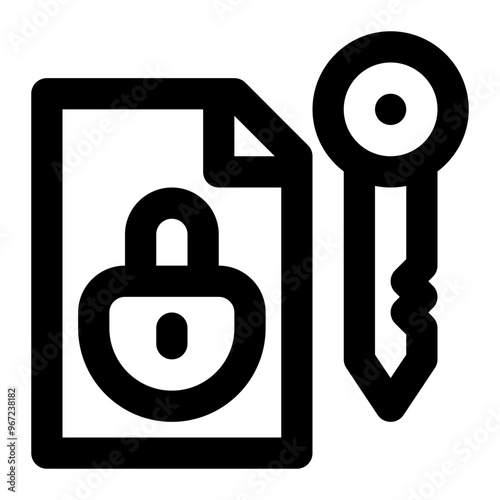 encryption, data encryption, encrypted, data, privacy, security, secure, key, lock outline icon