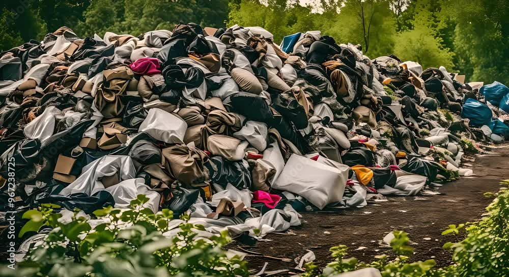 Gigantic Pile of Waste Clothes
Gigantic Pile of Waste Clothes
