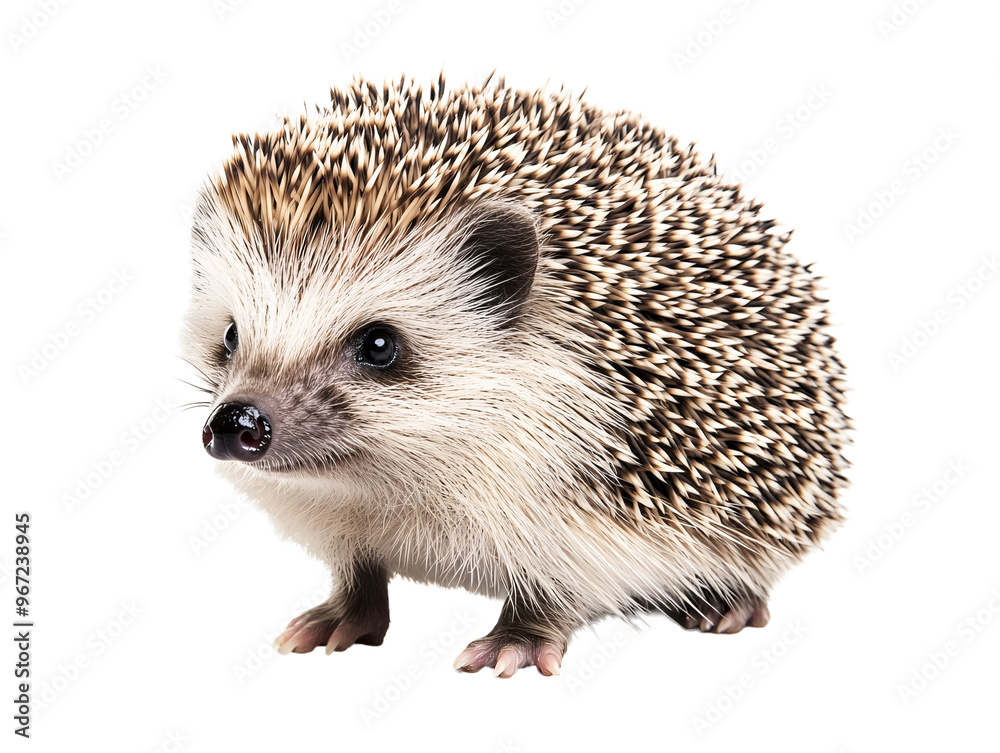 a close up of a hedgehog