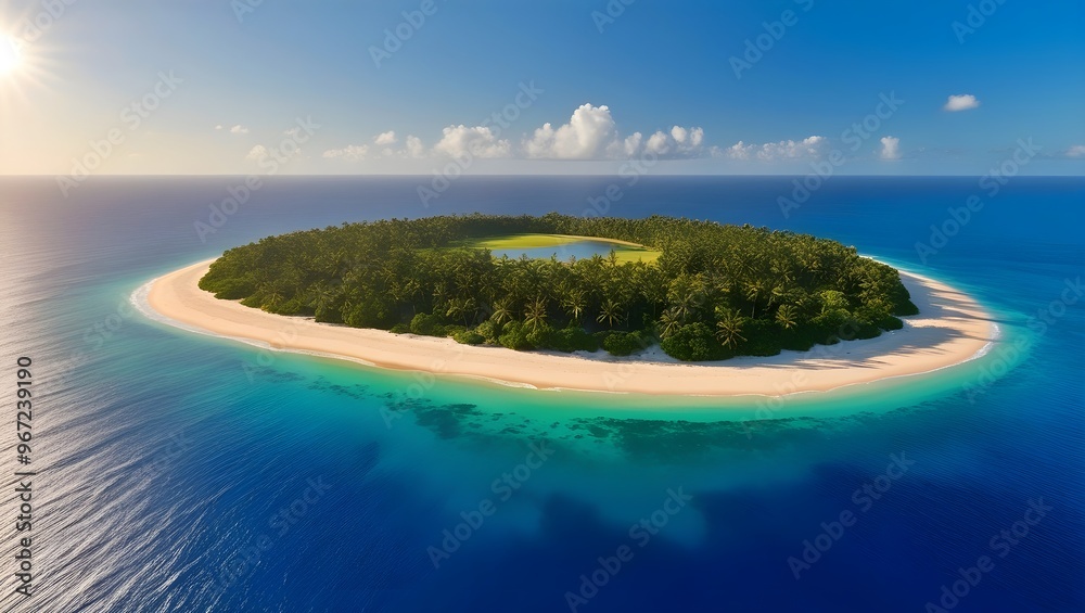 Obraz premium island in the sea