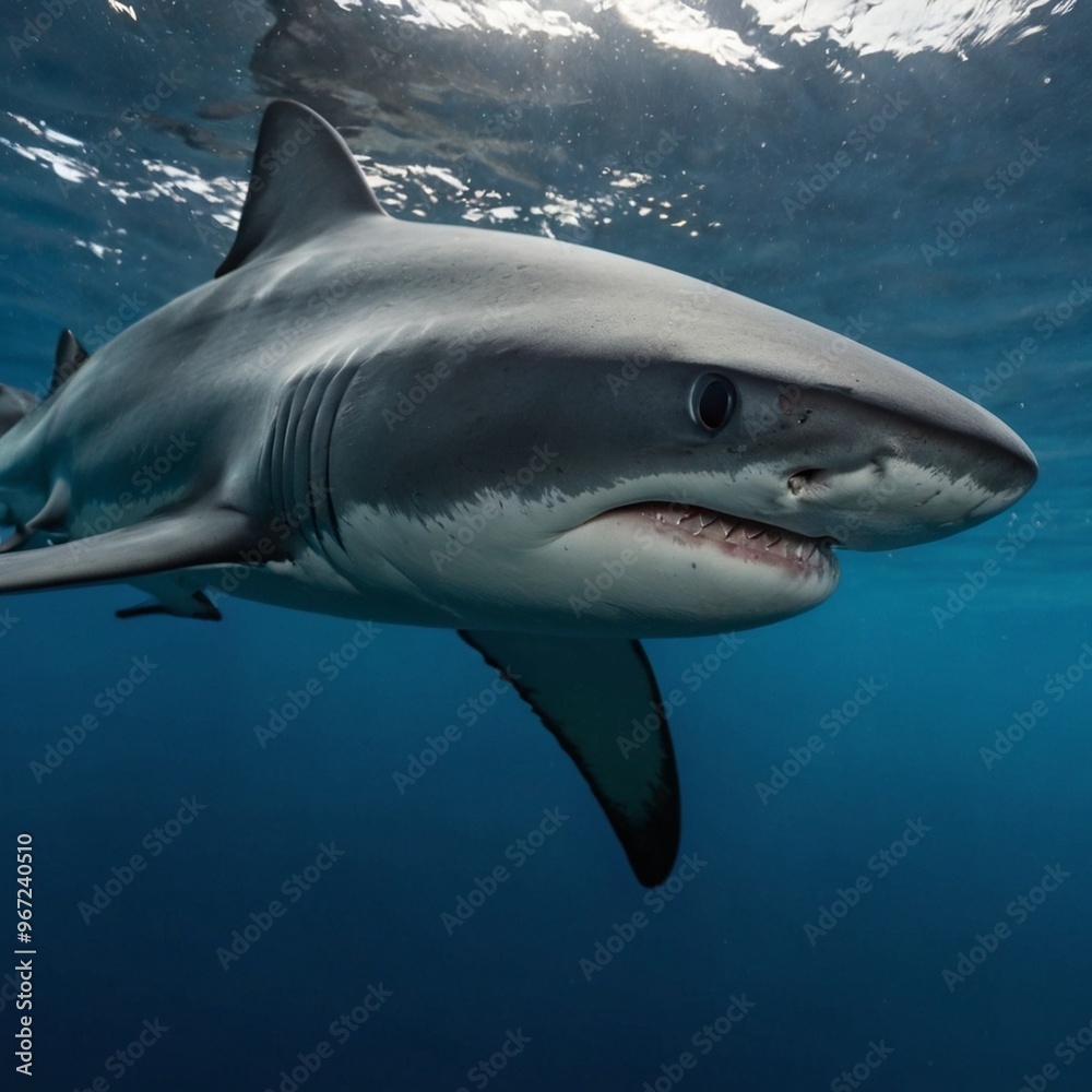Fototapeta premium shark in the sea