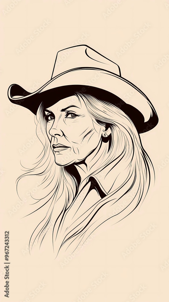 background image of a cowboy woman, western illustration style, western. background image of a cowboy woman, western illustration style, western.